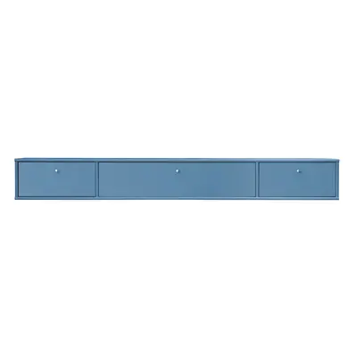 Modrý TV stolek 176x22 cm Mistral – Hammel Furniture