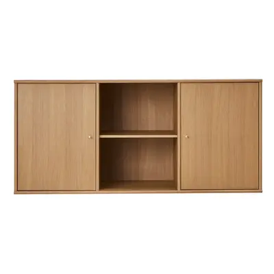 Nízká závěsná komoda v dekoru dubu v přírodní barvě 133x61 cm Mistral – Hammel Furniture