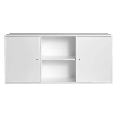 Bílá nízká závěsná komoda 133x61 cm Mistral – Hammel Furniture