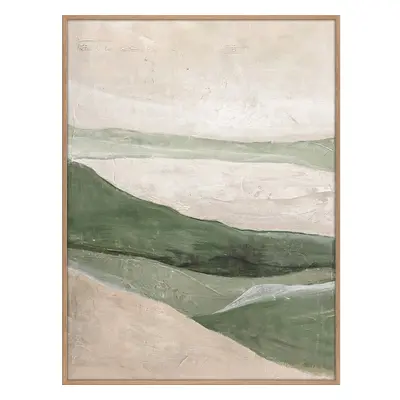 Ručně malovaný obraz 90x120 cm Green Field – Malerifabrikken