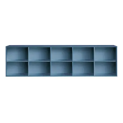 Modrá závěsná knihovna 220x61 cm Mistral – Hammel Furniture