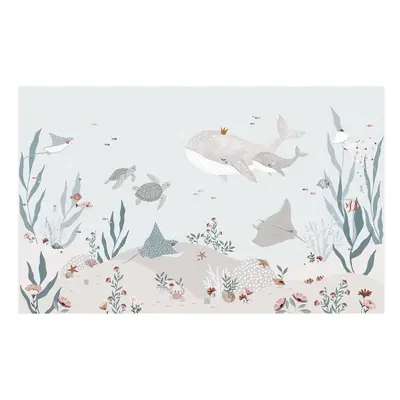 Dětská tapeta 400 cm x 248 cm Dreamy Seabed – Lilipinso