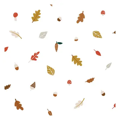 Dětská tapeta 10 m x 50 cm Autumn Leaves – Lilipinso