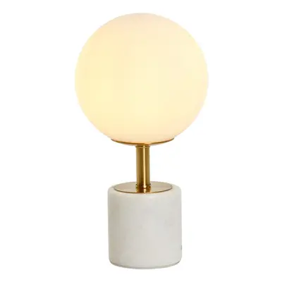 Bílá stolní lampa (výška 35 cm) Medina – Light & Living