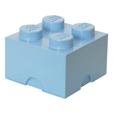 Světle modrý úložný box čtverec LEGO®