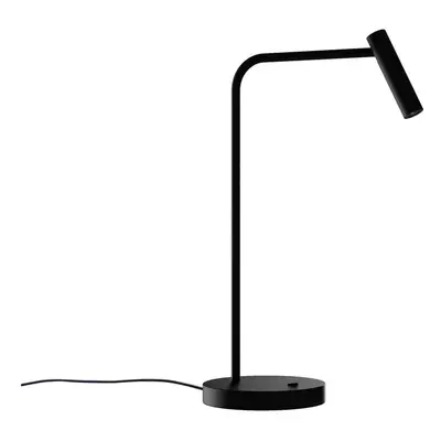 Černá stolní lampa SULION Alexia, výška 50,3 cm