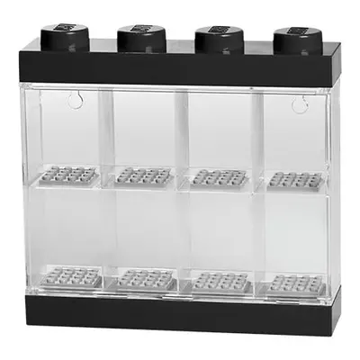 Černobílá sběratelská skříňka na 8 minifigurek LEGO®