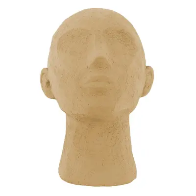 Pískově hnědá dekorativní soška PT LIVING Face Art, výška 22,8 cm