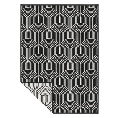 Černobílý venkovní koberec 80x150 cm Pangli Black – Hanse Home