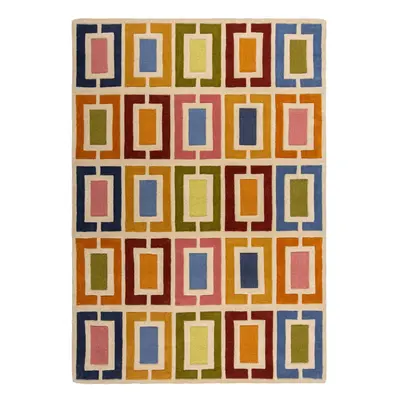 Ručně tkaný vlněný koberec 160x230 cm Retro Blocks – Flair Rugs