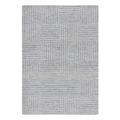 Světle modrý ručně tkaný vlněný koberec 80x150 cm Memphis Wool – Flair Rugs