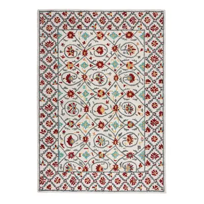 Červeno-modrý ručně tkaný vlněný koberec 120x170 cm Iris Traditional – Flair Rugs