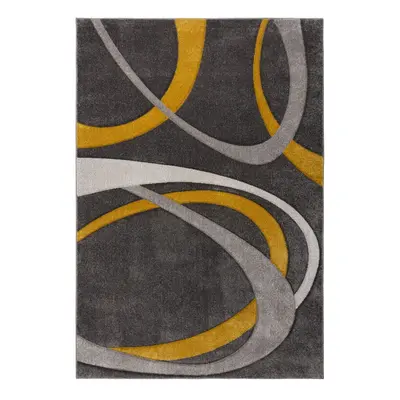 Okrově žluto-šedý koberec 160x230 cm Elude Orb – Flair Rugs