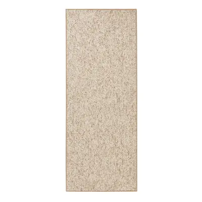 Světle hnědý běhoun 80x300 cm Wolly – BT Carpet