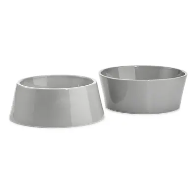 Porcelánové misky v sadě 2 ks ø 21 cm Doppio Concrete M/L – MiaCara