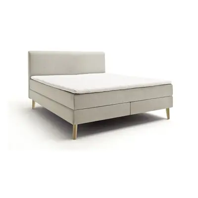 Béžová boxspring postel 180x200 cm Greta – Meise Möbel