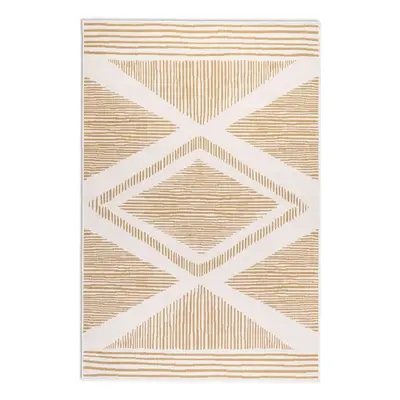 Okrově žluto-krémový venkovní koberec 80x150 cm Gemini – Elle Decoration