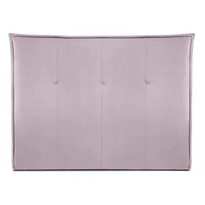 Světle růžové čelo postele 140x120 cm Monica – Milo Casa