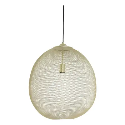 Závěsné svítidlo ve zlaté barvě s kovovým stínidlem ø 50 cm Moroc – Light & Living