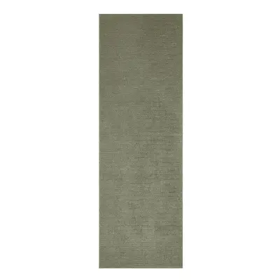 Tmavě zelený běhoun Mint Rugs Supersoft, 80 x 250 cm