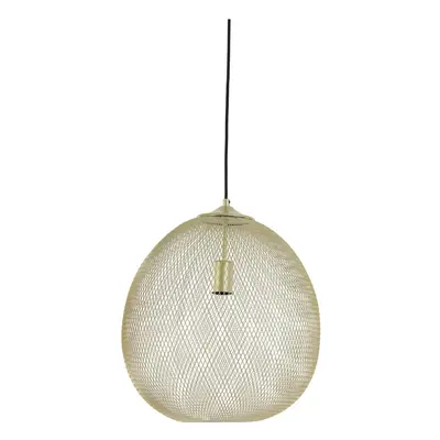 Závěsné svítidlo ve zlaté barvě s kovovým stínidlem ø 40 cm Moroc – Light & Living