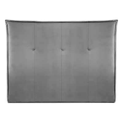 Šedé čelo postele 200x120 cm Monica – Milo Casa