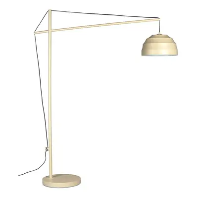 Světle žlutá stojací lampa (výška 180 cm) Liwa – Dutchbone