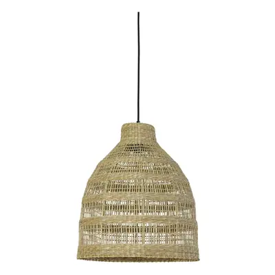 Závěsné svítidlo v přírodní barvě se stínidlem z mořské trávy ø 38 cm Sagar – Light & Living