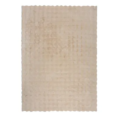 Krémová syntetická kožešina 160x230 cm Waffle Faux Fur – Flair Rugs