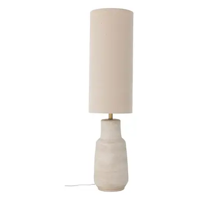 Krémová stojací lampa s textilním stínidlem (výška 113 cm) Linetta – Bloomingville