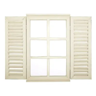 Venkovní zrcadlo s dřevěným rámem 39x59 cm Window – Esschert Design