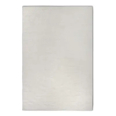 Krémový ručně tkaný koberec s příměsí vlny 80x150 cm Pradesh Natural White – Elle Decoration