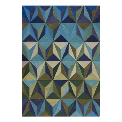 Modrý vlněný koberec 120x170 cm Reverie – Flair Rugs