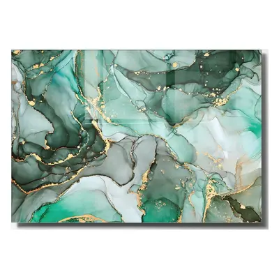 Skleněný obraz 70x50 cm Turquoise – Wallity