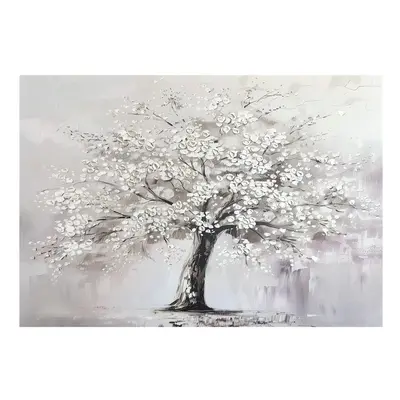 Obraz s ručně malovanými prvky 70x100 cm White Tree – Styler