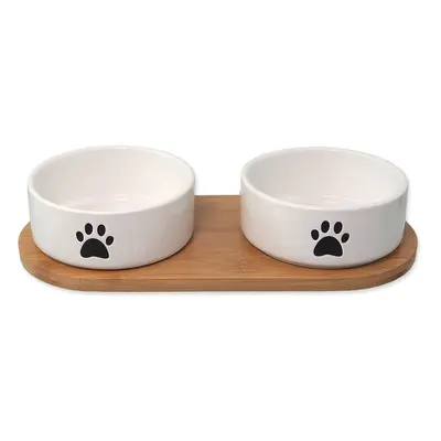 Keramický set misek s podstavcem pro psa ø 13 cm Dog Fantasy – Plaček Pet Products