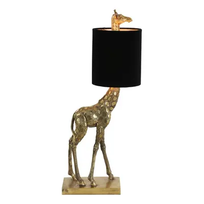 Stolní lampa v černo-bronzové barvě (výška 61 cm) Giraffe – Light & Living