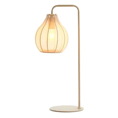 Béžová stolní lampa s textilním stínidlem (výška 60,5 cm) Elati – Light & Living