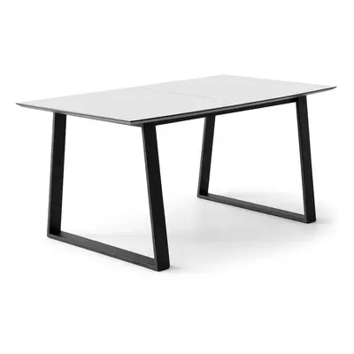 Bílý rozkládací jídelní stůl s bílou deskou 90x165 cm Meza – Hammel Furniture