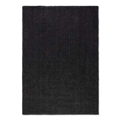 Černý jutový koberec 190x280 cm Bouclé – Hanse Home