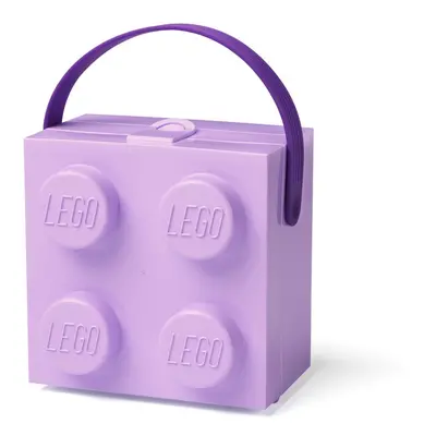 Fialový úložný box s rukojetí LEGO®