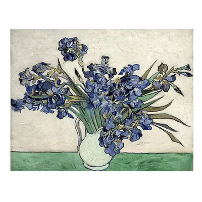 Reprodukce obrazu Vincenta van Gogha - Irises 2, 40 x 26 cm