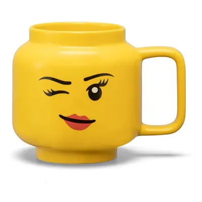 Žlutý keramický dětský hrnek 530 ml Head – LEGO®