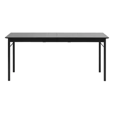 Černý jídelní stůl 95x180 cm Savona – Unique Furniture