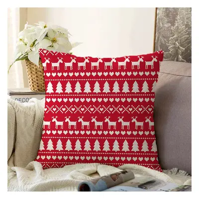 Vánoční žinylkový povlak na polštář Minimalist Cushion Covers Merry Christmas, 55 x 55 cm