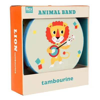 Hudební hračka Tambourine Animal Band – Rex London