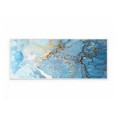 Modrý pratelný běhoun 80x200 cm Blue Waves – Oyo Concept