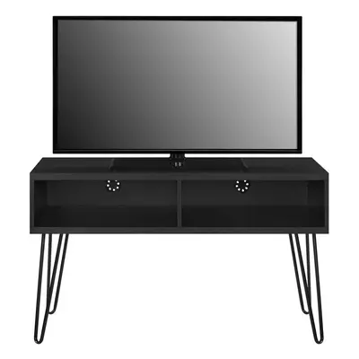 Tmavě šedý TV stolek v dekoru dubu 107x63 cm Owen – Støraa