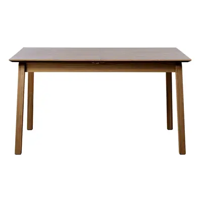 Hnědý rozkládací jídelní stůl s deskou v dubovém dekoru 95x200 cm Bari – Unique Furniture