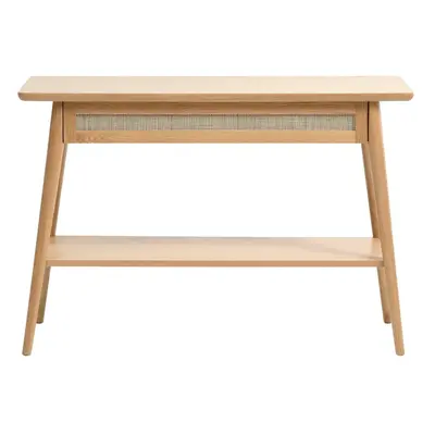 Konzolový stolek s deskou v dubovém dekoru v přírodní barvě 40x110 cm Barrali – Unique Furniture